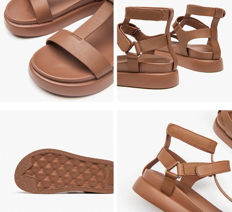 Kiara Sandal Af Høj Kvalitet Til Kvinder - Beige