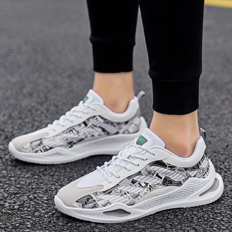 Kilian Mode Sneakers Til Mænd - Hvid