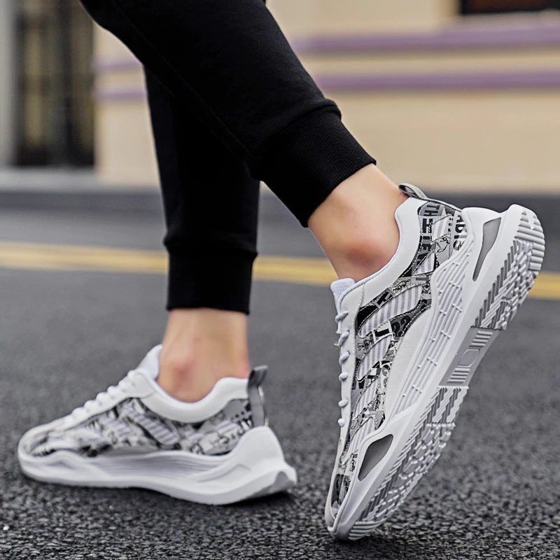 Kilian Mode Sneakers Til Mænd - Hvid