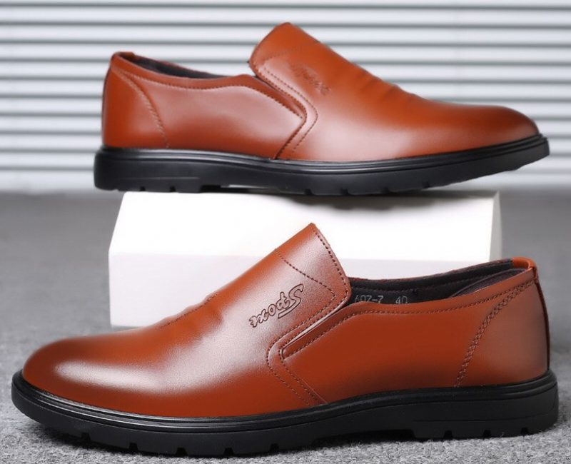 Kings Loafers Dress Sko Til Mænd - Brun