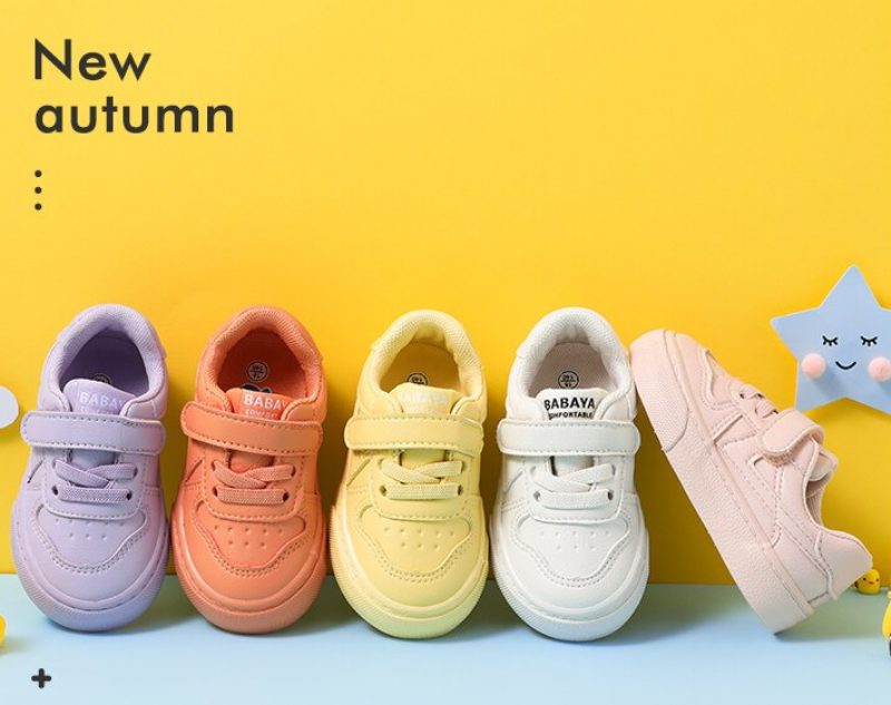 Kobain Unisex Casual Sneaker Til Børn - Orange
