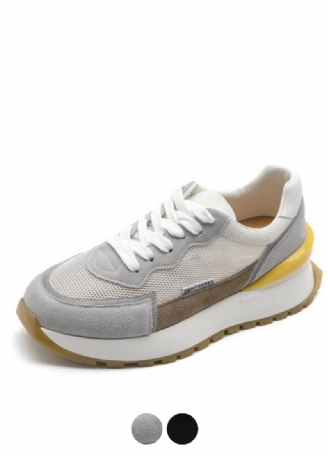 Koby Platform Sneaker I Flad Læder Til Kvinder
