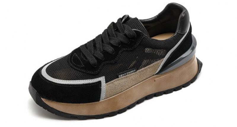 Koby Platform Sneaker I Flad Læder Til Kvinder - Hvid