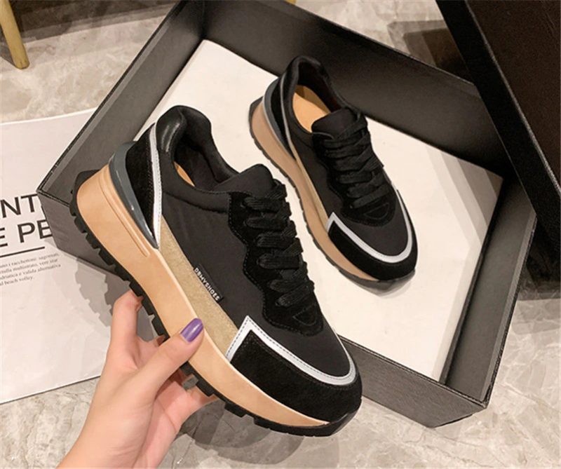 Koby Platform Sneaker I Flad Læder Til Kvinder - Hvid