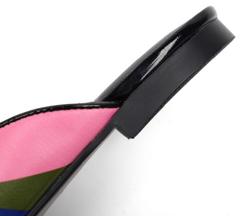 Koky Dameprintede Smaltå Mules Sko - Pink