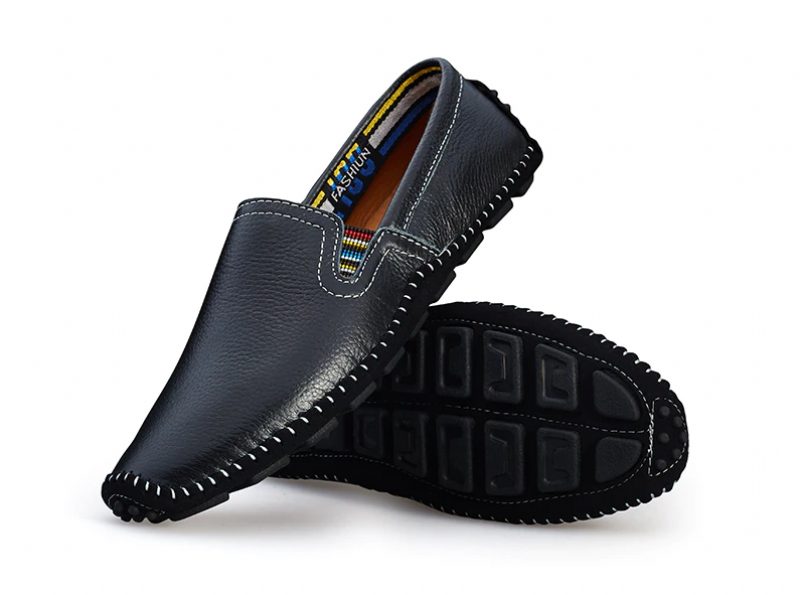 Konan Loafers Fritidssko Til Mænd - Sort