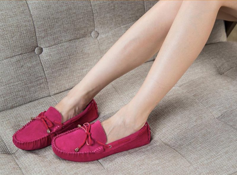 Kora Dame Loafer Sko - Rød
