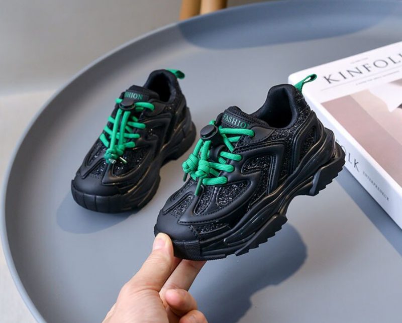 Kravitz Unisex Løbesko Til Børn - Sort