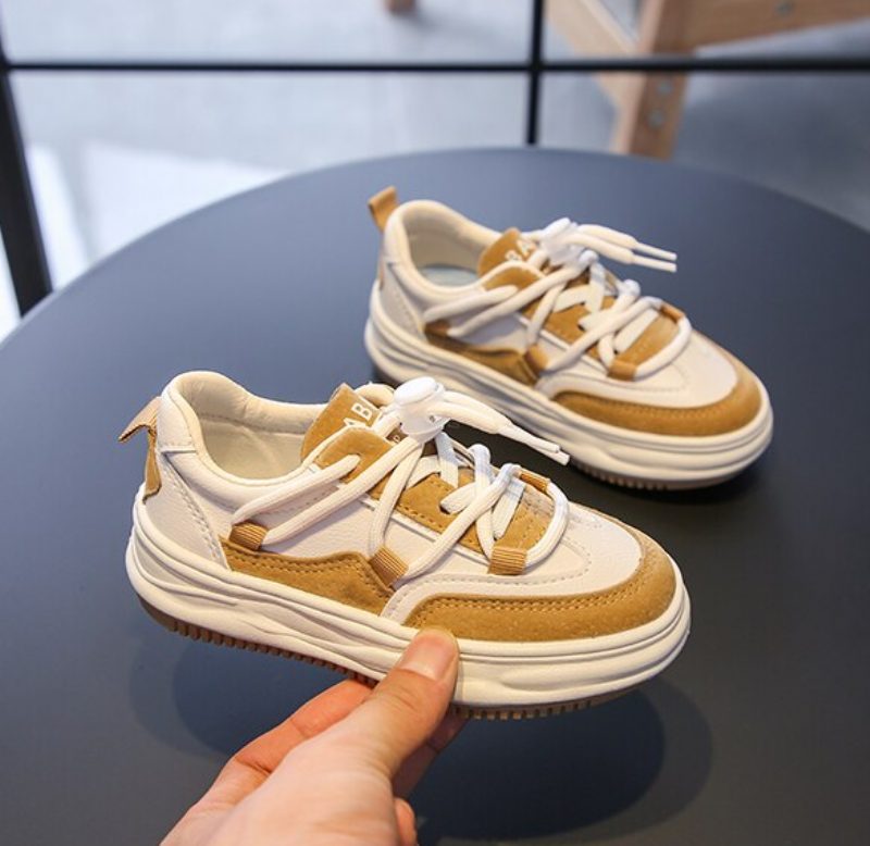 Kurt Modesneaker Til Drenge - Beige