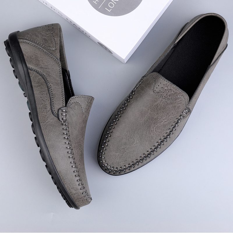 Landon Loafers Dress Sko Til Mænd - Grå