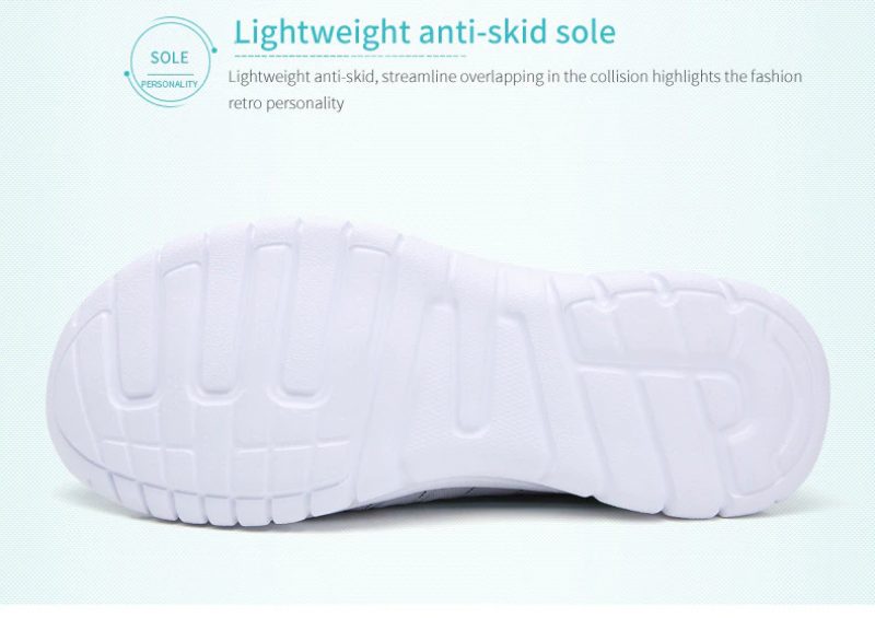 Lanet Dame Åndbare Komfortable Slip-on Loafers Sorte Sko - Sort