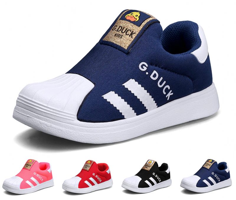Lang Unisex Casual Sneaker Til Børn - Rød