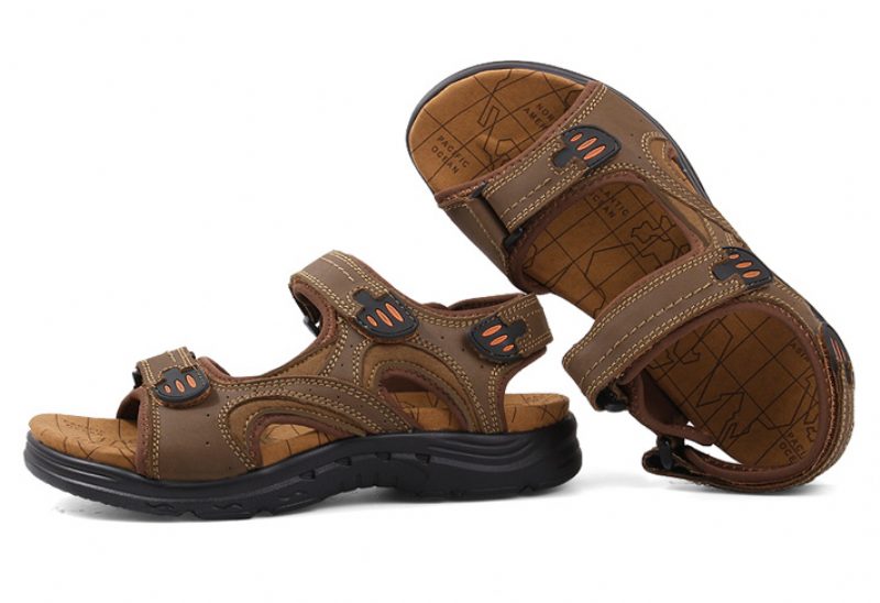 Lanio Mode Sandal Til Mænd - Khaki