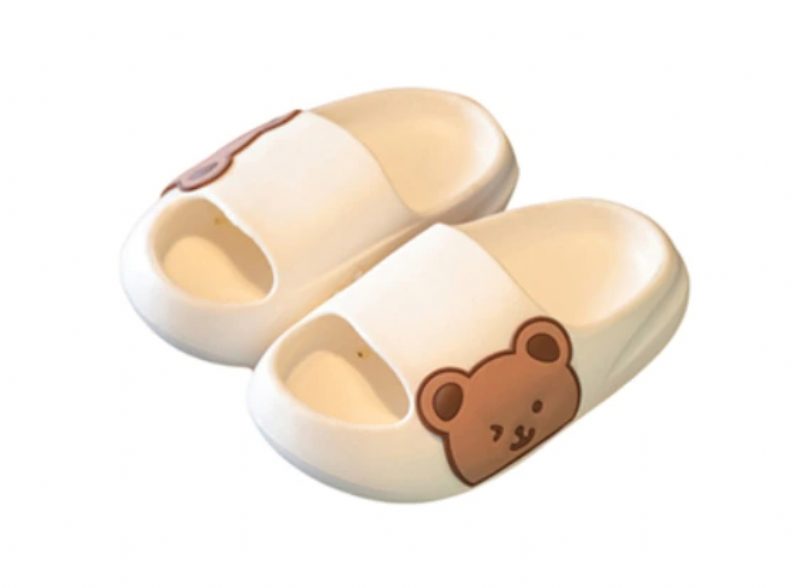 Lau Unisex Flip Flop Sko Til Børn - Hvid