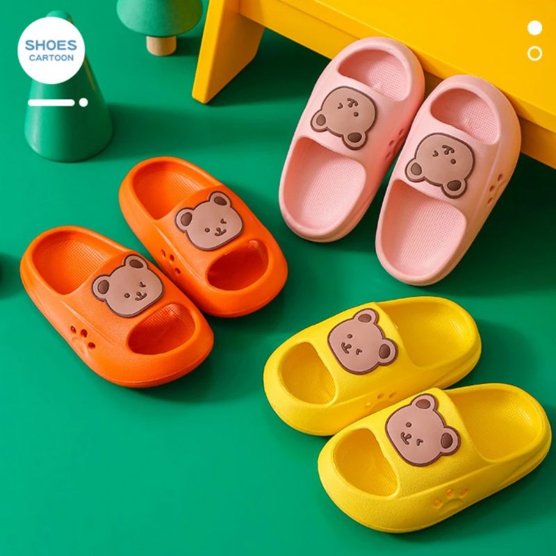 Lau Unisex Flip Flop Sko Til Børn - Hvid