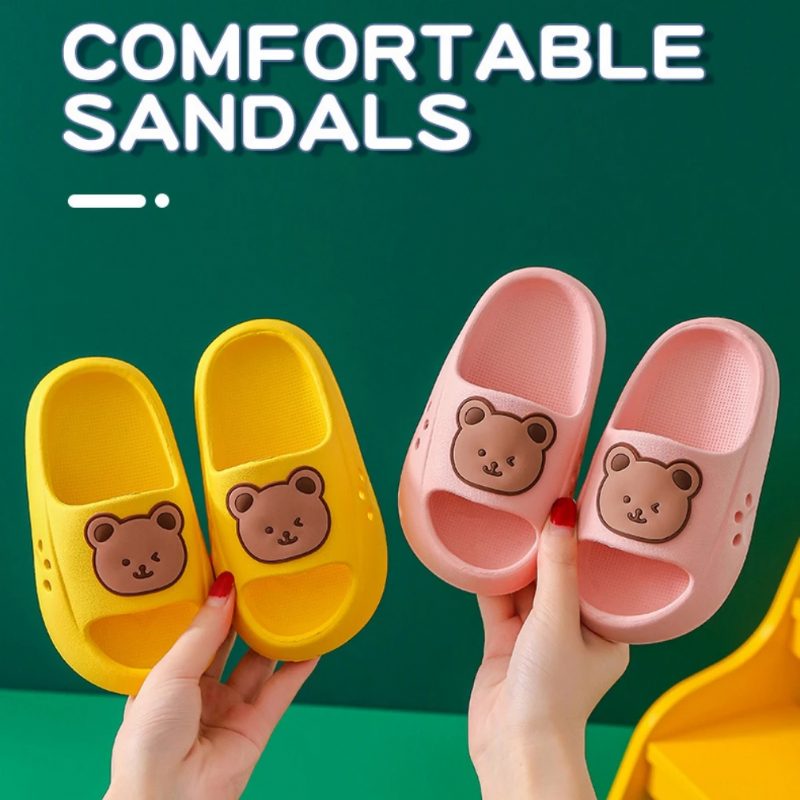 Lau Unisex Flip Flop Sko Til Børn - Hvid
