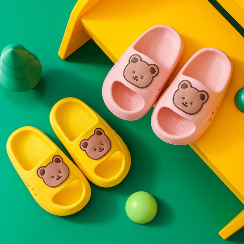 Lau Unisex Flip Flop Sko Til Børn - Hvid