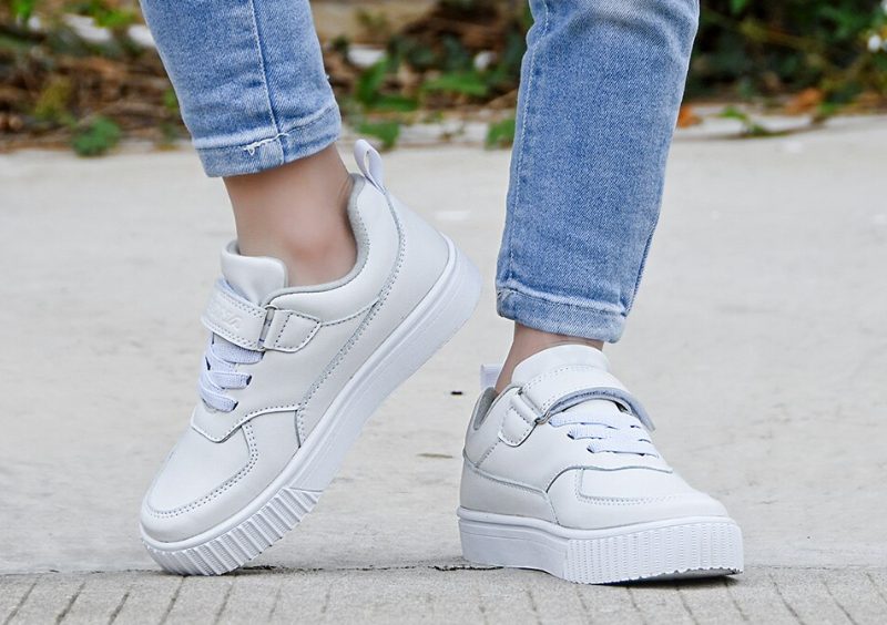 Lawrence Unisex Afslappet Sneaker Til Børn - Hvid