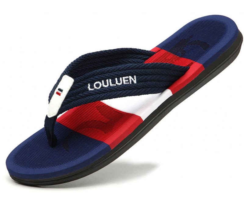 Lazan Udendørs Flip Flops Til Mænd - Marineblå