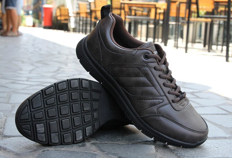 Lecer Mode Sneakers Til Mænd - Kaffe