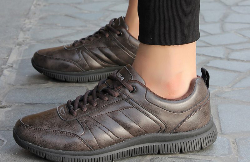 Lecer Mode Sneakers Til Mænd - Kaffe
