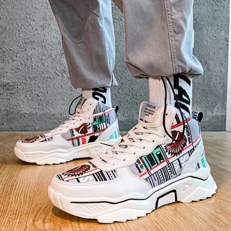 Lecer Mode Sneakers Til Mænd - Hvid