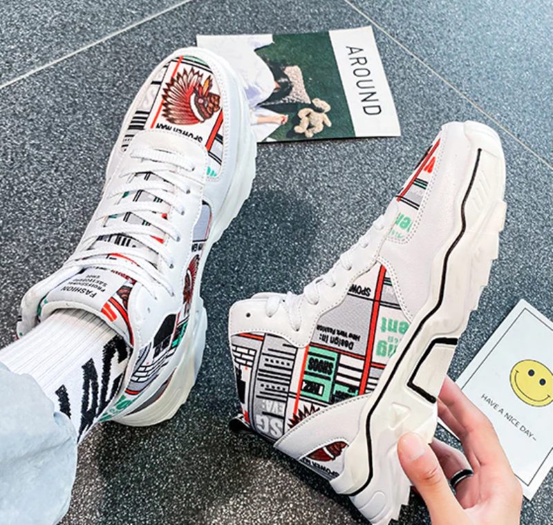 Lecer Mode Sneakers Til Mænd - Hvid