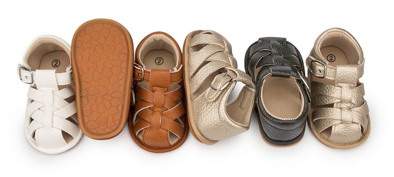 Lee Unisex Strandsandaler Til Børn - Kaffe