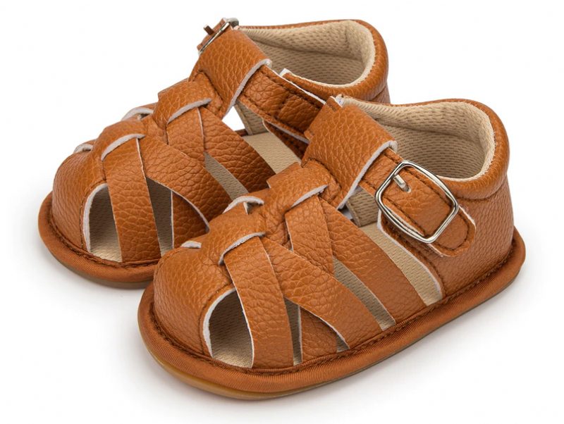Lee Unisex Strandsandaler Til Børn - Kaffe
