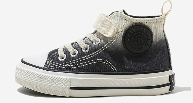 Lenn Unisex High Top Sneaker Til Børn - Sort
