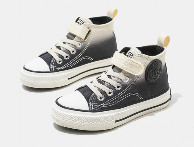 Lenn Unisex High Top Sneaker Til Børn - Sort