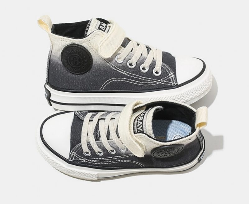 Lenn Unisex High Top Sneaker Til Børn - Sort