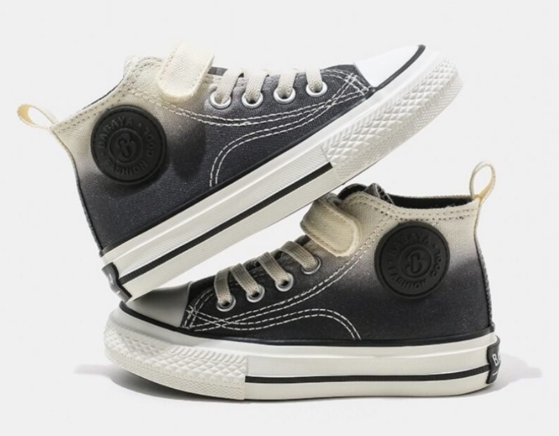 Lenn Unisex High Top Sneaker Til Børn - Sort