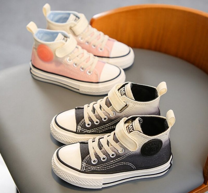 Lenn Unisex High Top Sneaker Til Børn - Sort