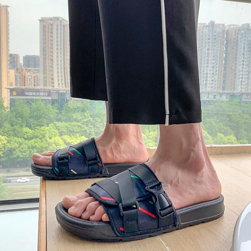 Leopoldo Sandal Til Mænd - Rød