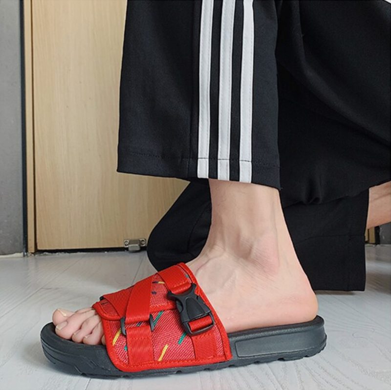 Leopoldo Sandal Til Mænd - Rød