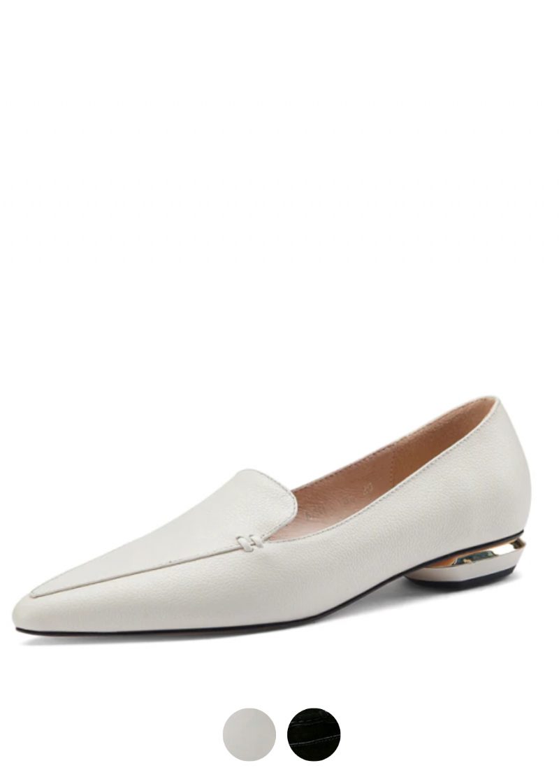 Leron Designer Loafer I Læder Til Kvinder