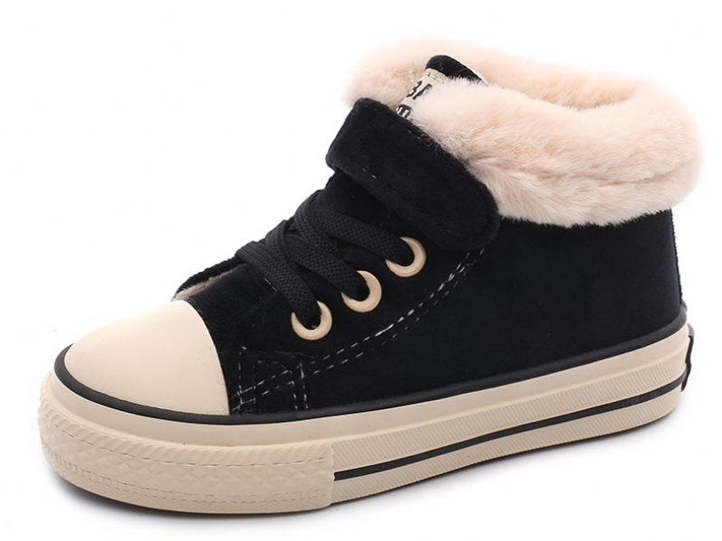 Leroy Unisex Varme Sneaker Til Børn - Sort