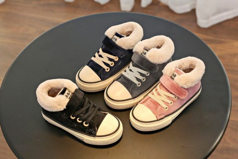 Leroy Unisex Varme Sneaker Til Børn - Sort