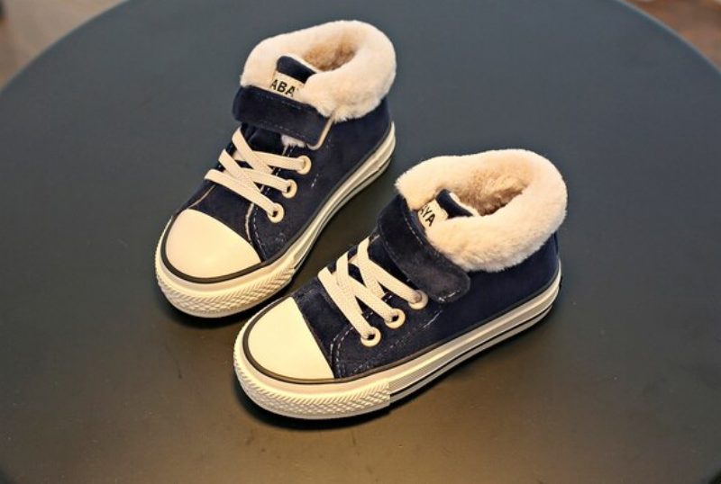 Leroy Unisex Varme Sneaker Til Børn - Sort