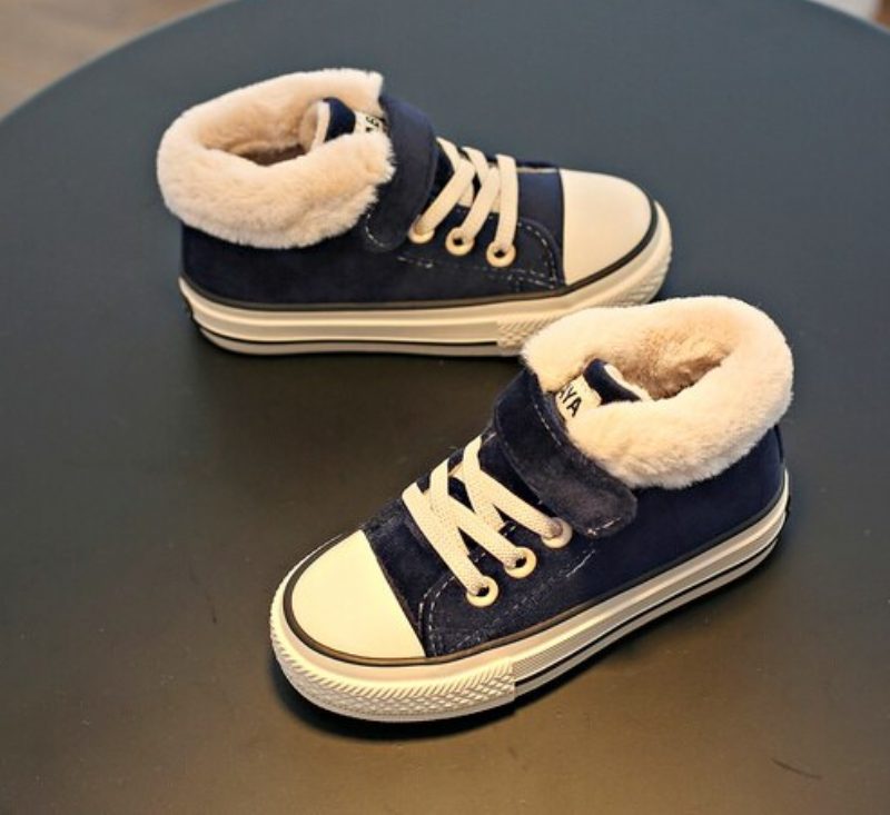 Leroy Unisex Varme Sneaker Til Børn - Sort