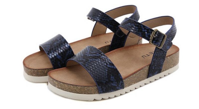 Leslie Casual Sandal Til Kvinders Platform - Abrikos