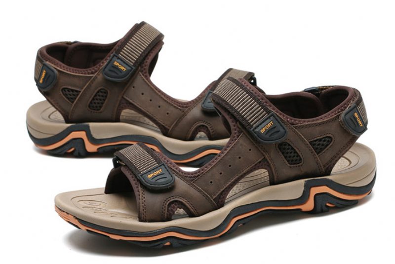 Letto Casual Sandal Til Mænd - Brun