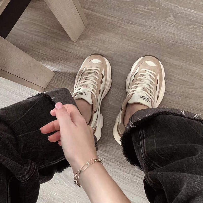 Levi Sneaker I Ruskindslæder Til Kvinder - Abrikos