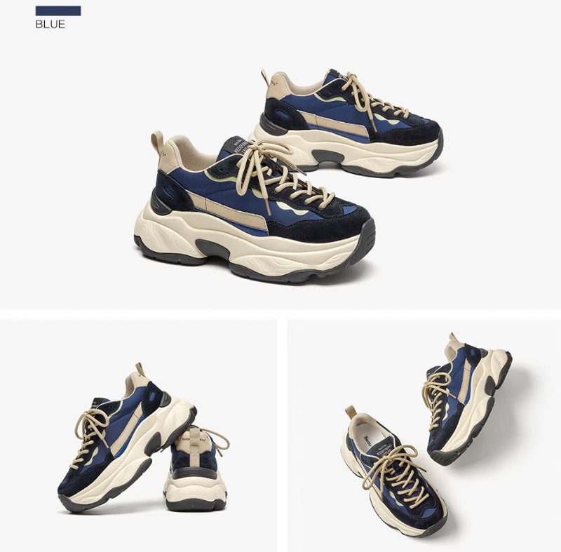 Levi Sneaker I Ruskindslæder Til Kvinder - Abrikos