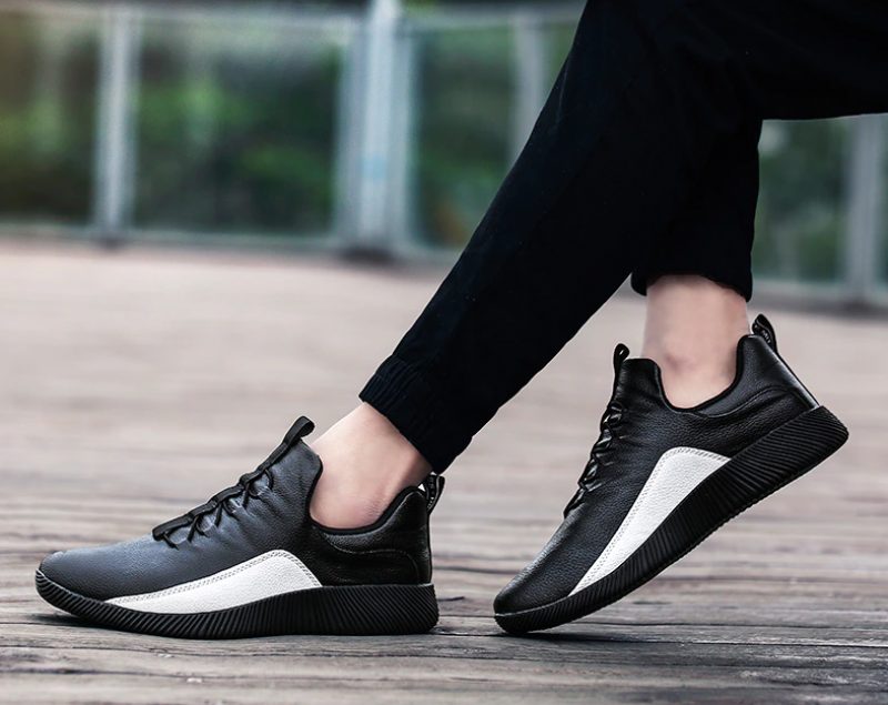 Levy Casual Sneakers Til Mænd - Sort