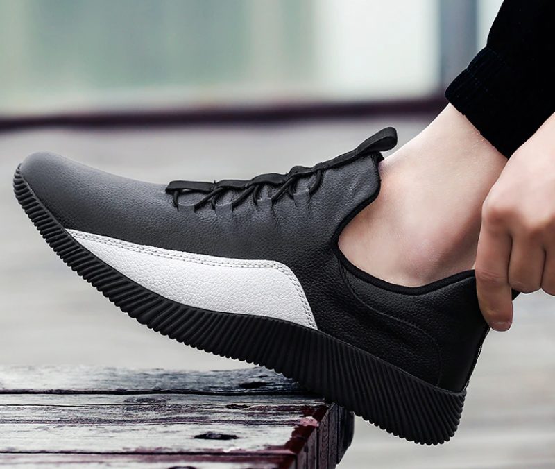 Levy Casual Sneakers Til Mænd - Sort