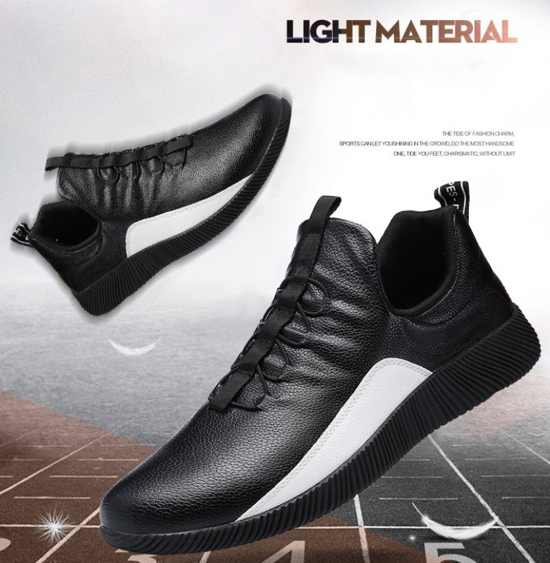 Levy Casual Sneakers Til Mænd - Sort