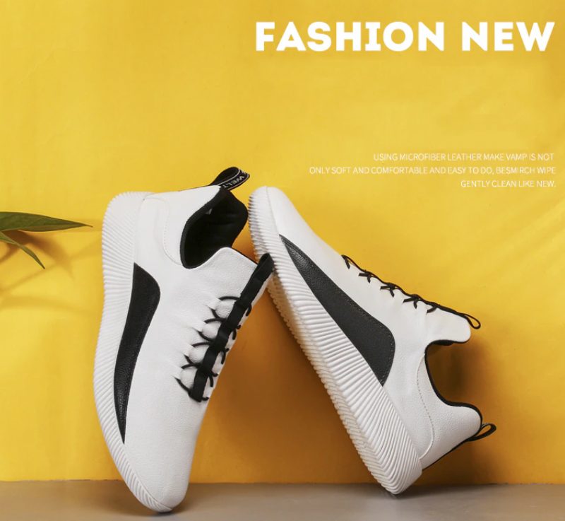 Levy Casual Sneakers Til Mænd - Sort