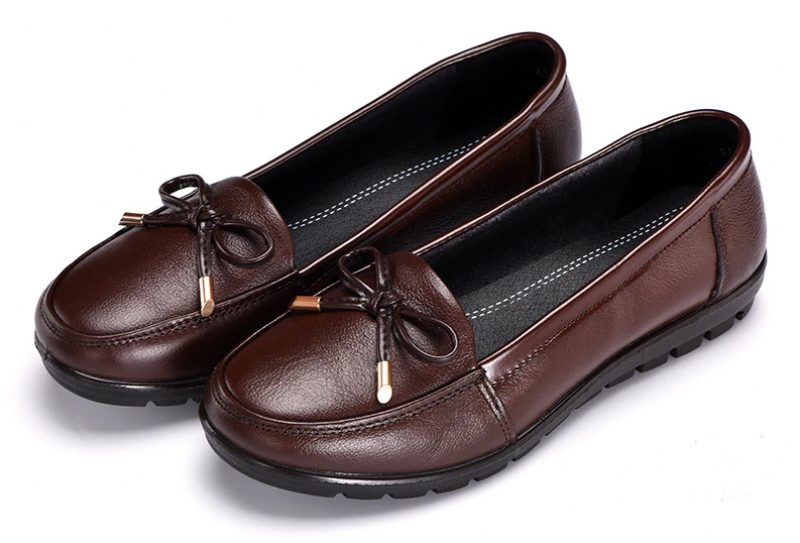 Lexie Slip-on Loafer Sko I Læder Til Kvinder - Sort